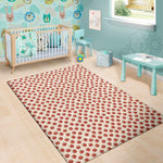 Cute Apple Pattern Print Area Rug