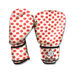 Cute Apple Pattern Print Boxing Gloves