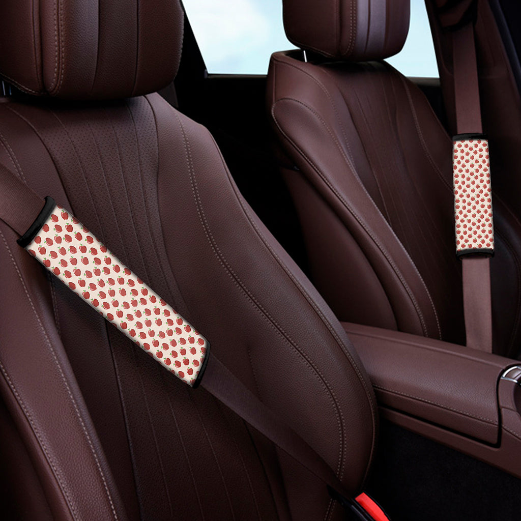 Cute Apple Pattern Print Car Seat Belt Covers