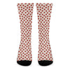 Cute Apple Pattern Print Crew Socks