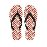 Cute Apple Pattern Print Flip Flops