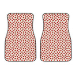 Cute Apple Pattern Print Front Car Floor Mats