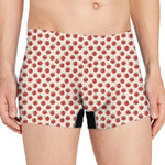 Cute Apple Pattern Print Men's Boxer Briefs
