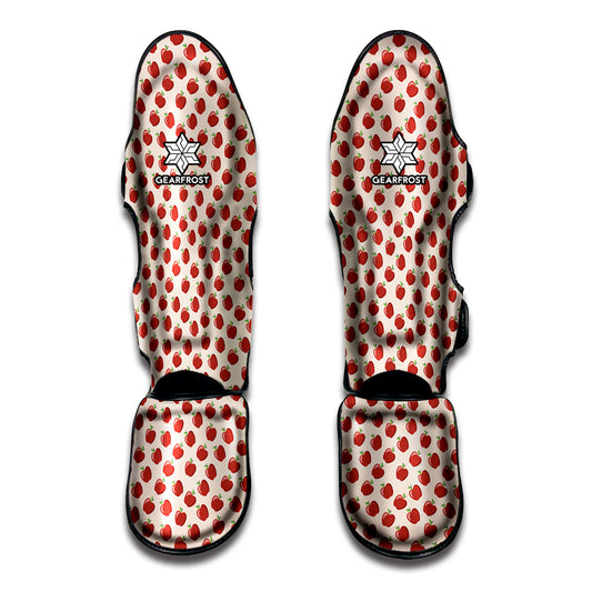 Cute Apple Pattern Print Muay Thai Shin Guard