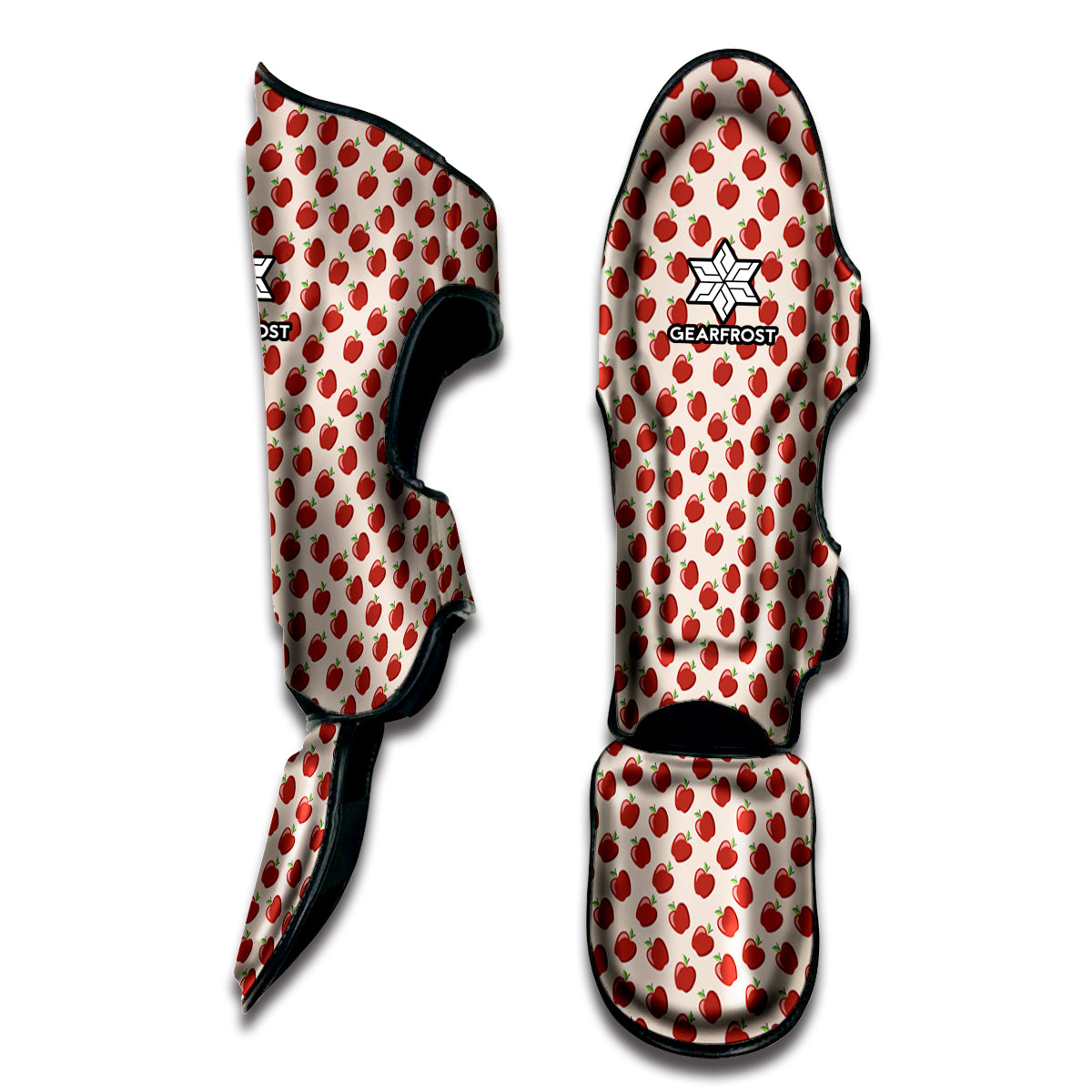 Cute Apple Pattern Print Muay Thai Shin Guard