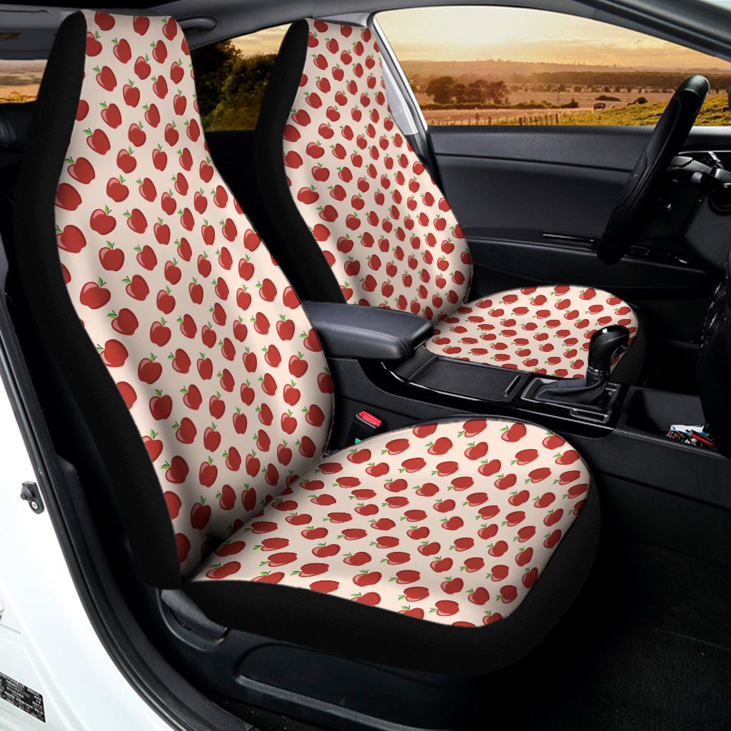 Cute Apple Pattern Print Universal Fit Car Seat Covers