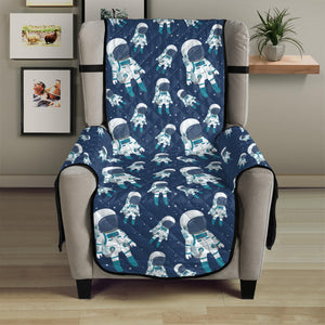 Cute Astronaut Pattern Print Armchair Protector