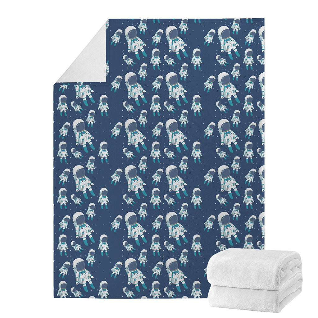 Cute Astronaut Pattern Print Blanket