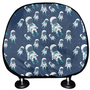 Cute Astronaut Pattern Print Car Headrest Covers