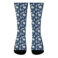 Cute Astronaut Pattern Print Crew Socks