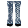 Cute Astronaut Pattern Print Crew Socks