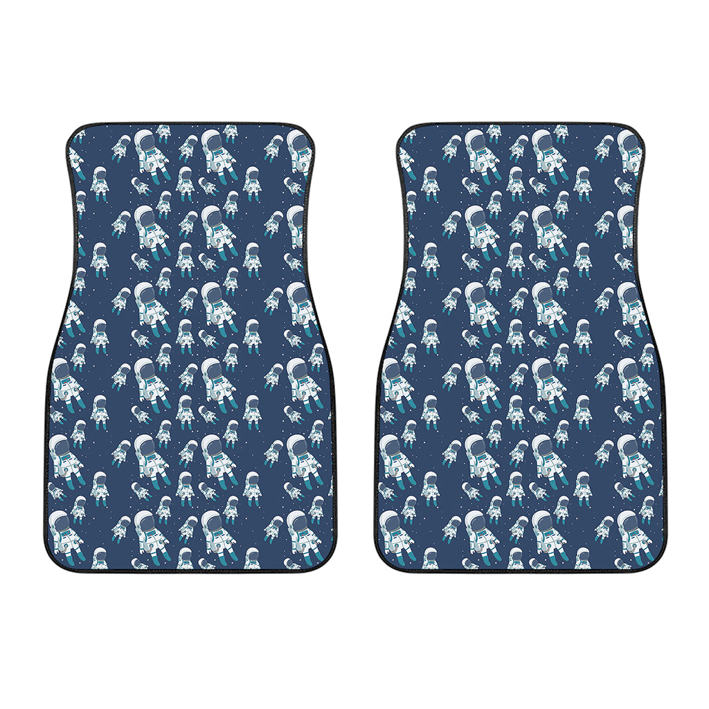 Cute Astronaut Pattern Print Front Car Floor Mats