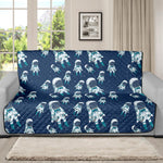 Cute Astronaut Pattern Print Futon Protector