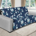 Cute Astronaut Pattern Print Futon Protector