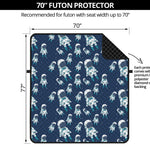 Cute Astronaut Pattern Print Futon Protector