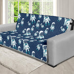 Cute Astronaut Pattern Print Futon Protector