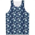Cute Astronaut Pattern Print Men's Tank Top