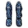 Cute Astronaut Pattern Print Muay Thai Shin Guards