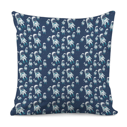 Cute Astronaut Pattern Print Pillow Cover