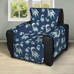 Cute Astronaut Pattern Print Recliner Protector