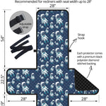 Cute Astronaut Pattern Print Recliner Protector