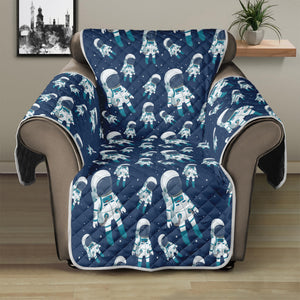 Cute Astronaut Pattern Print Recliner Protector