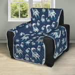 Cute Astronaut Pattern Print Recliner Protector