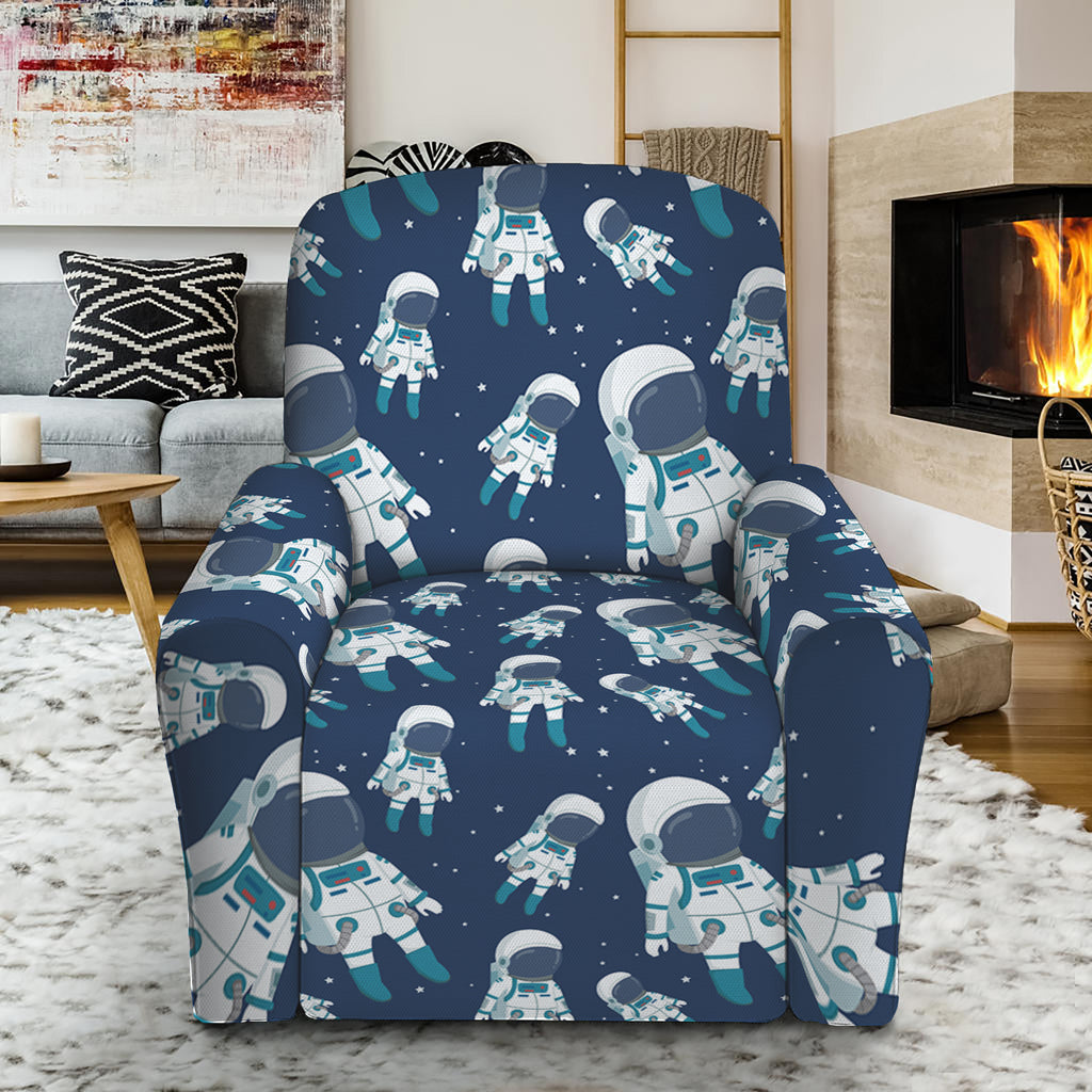 Cute Astronaut Pattern Print Recliner Slipcover