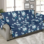 Cute Astronaut Pattern Print Sofa Protector