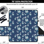 Cute Astronaut Pattern Print Sofa Protector