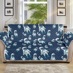 Cute Astronaut Pattern Print Sofa Protector