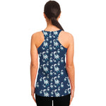 Cute Astronaut Pattern Print Women's Racerback Tank Top