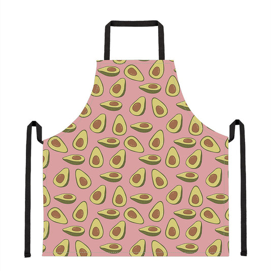 Cute Avocado Pattern Print Apron