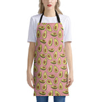 Cute Avocado Pattern Print Apron