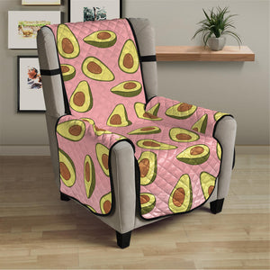 Cute Avocado Pattern Print Armchair Protector