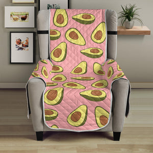 Cute Avocado Pattern Print Armchair Protector