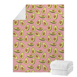 Cute Avocado Pattern Print Blanket