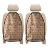 Cute Avocado Pattern Print Car Seat Organizers