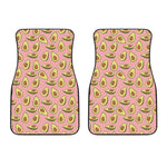 Cute Avocado Pattern Print Front Car Floor Mats