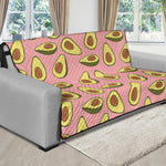 Cute Avocado Pattern Print Futon Protector