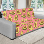 Cute Avocado Pattern Print Futon Protector