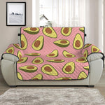 Cute Avocado Pattern Print Half Sofa Protector