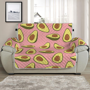 Cute Avocado Pattern Print Half Sofa Protector