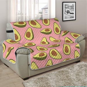 Cute Avocado Pattern Print Half Sofa Protector