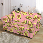 Cute Avocado Pattern Print Loveseat Slipcover