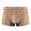 Cute Avocado Pattern Print Men's Boxer Briefs