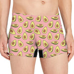 Cute Avocado Pattern Print Men's Boxer Briefs