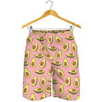 Cute Avocado Pattern Print Men's Shorts