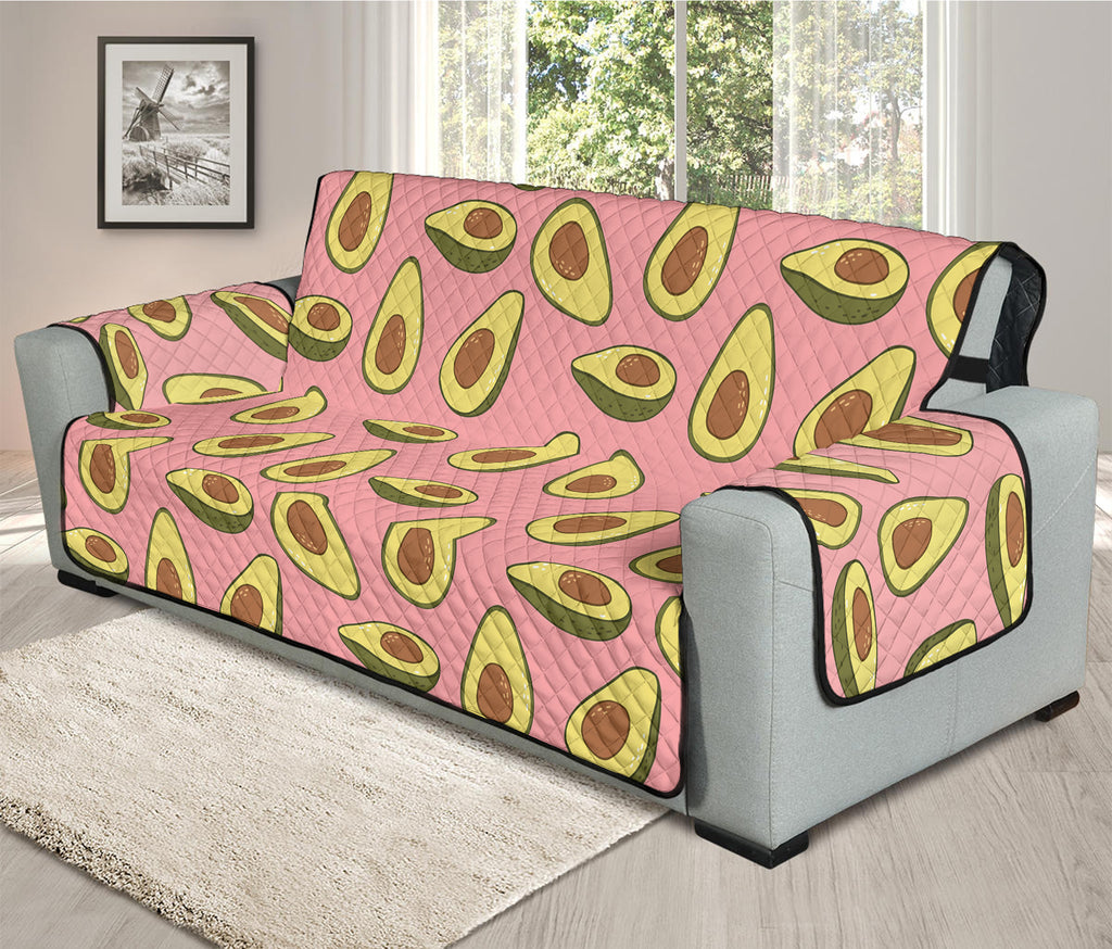 Cute Avocado Pattern Print Oversized Sofa Protector