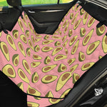 Cute Avocado Pattern Print Pet Car Back Seat Cover